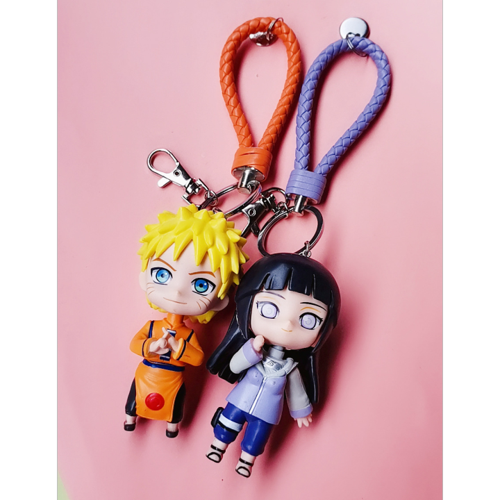 Anime Naruto Figura Brinquedo Modelo 10cm Kakashi Uzumaki Naruto Jiraiya  Sakura Gaara Kawaii Desenho animado Keychain Pendant Decoração