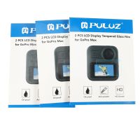 PULUZ 6 PCS for GoPro Max LCD Display Screen Protector Tempered Glass Film Protective Film Screen Action Camera Accessories