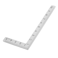 Mini Square 10X5cm 90 Degree Stainless Steel Angle Ruler Small Turning Ruler Woodworking