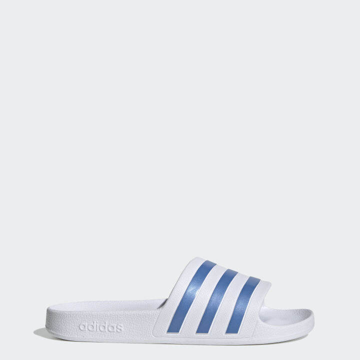 adidas SWIM Slides Adilette Aqua Wanita Putih HP6295 Lazada Indonesia