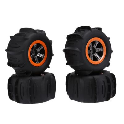 4Pcs 108mm Snow Sand Tire Tyre Wheel for Xinlehong 9125 9116 144001 124019 104001 104009 RC Car Parts