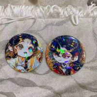 【LZ】◈㍿﹉  2 pçs anime emblema céu bênção oficial hua cheng xie lian cosplay bonito broche de metal tian guan ci fu jóias acessórios