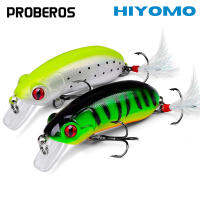 PROBEROS 1ชิ้นล่อน้ำด้านบนลอยเหยื่อ6.2เซนติเมตร10กรัมสร้อยล่อ Crankbait กับ8 # ตะขอแหลมหมุนเหยื่อด้วยลูกภายในตกปลาเกียร์ DW1109