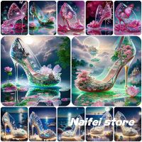 Diamond Painting Fantasy Butterfly Shoes New 2023 DIY Mosaic Diamond Embroidery Dream Princess Shoes 5D Cross Stitch Home Decor