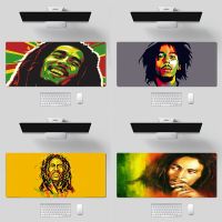 Bob Marley แผ่นรองโต๊ะแล็ปท็อป แผ่นรองเมาส์คอมพิวเตอร์สำนักงาน แผ่นรองเมาส์แล็ปท็อป แผ่นรองเมาส์เกมมิ่ง