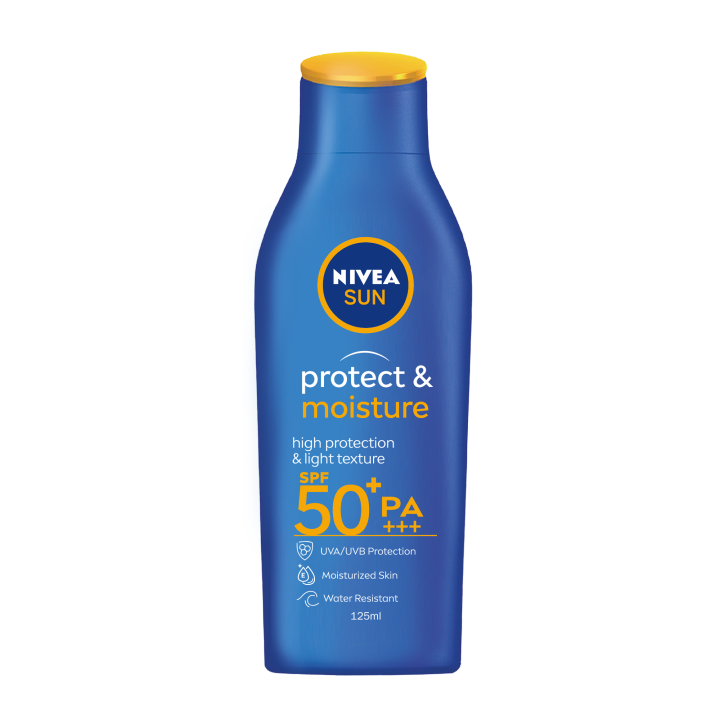 Nivea Sun Protect & Moisture Sun Body Lotion SPF50+ PA+++ 125ML ...