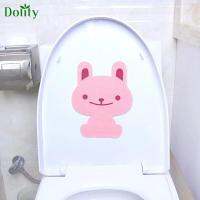 Dolity การ์ตูนสัตว์ห้องน้ำสติ๊กเกอร์ระงับกลิ่นการตกแต่งบ้านสำหรับประตูกระจกห้องน้ำ