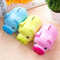 Coin Money Box Kids Gifts Saving Cash Portable 3 Color Home Decor Cute Cartoon Animals Plastic Piggy Bank Children Safekeeping