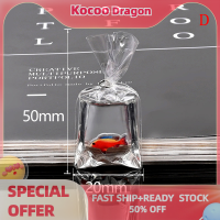 Kocoo 1พีซีเรซิ่นเสน่ห์ปลาทองปลาเล็กในน้ำจี้ห้อยกระเป๋าสำหรับพวงกุญแจ Diy