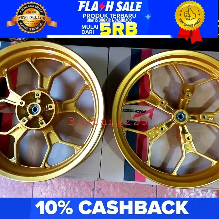 Velg R15 V3 Double Disk Velg Lebar R15 V3 Triple Disk Lebar Gold Candy ...