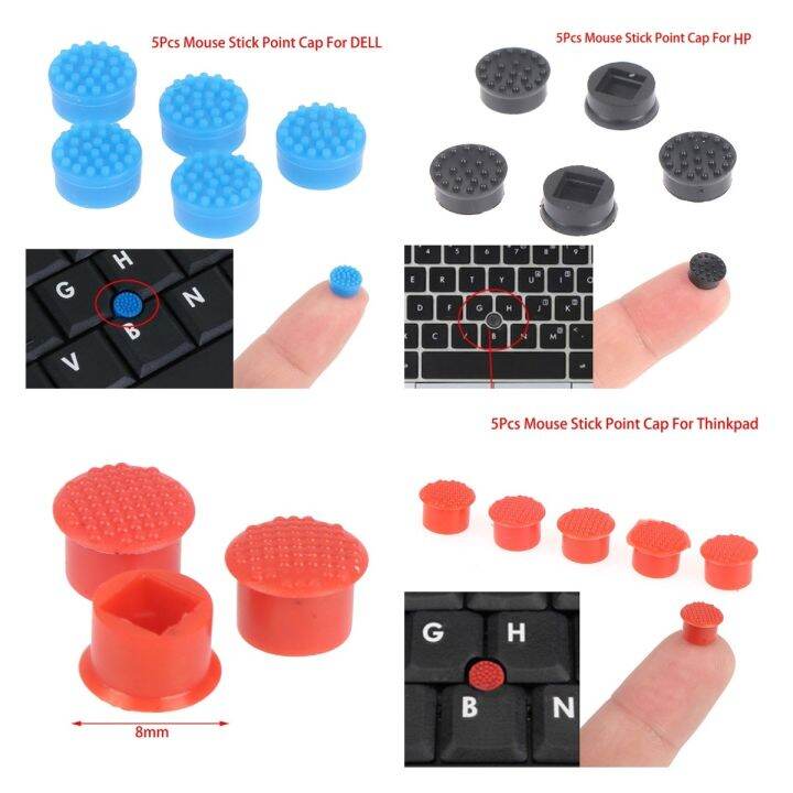5pcs Laptop Keyboard Trackpoint Pointer Mouse Stick Point Button Cap ...