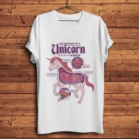 Unicorn Anatomy Funny T Shirt Men White Tshirt Homme Tshirt