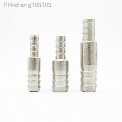 6 8 10 12 14 16 20mm Straight Hose Barb Reducer 304 Stainless Steeel Hosetail Pipe Fitting Connector Home Garden Water