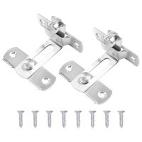 【CW】 2x Barn Door Lock Flip Latch Indoor Safety Anti-theft Buckle Hasp to Install