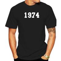 1974 College  Mens 40th Birthday Present / T-Shirt - 10 Colours Mans Unique S T Shirt 3d Print Tops T Shirt Rife Print