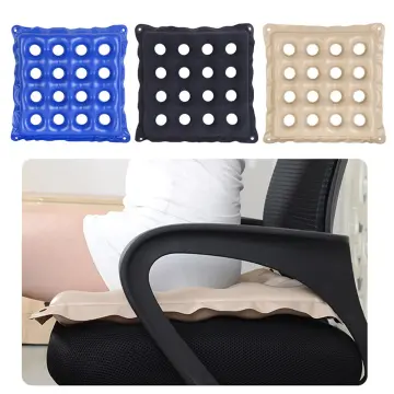 Inflatable Seat Cushion Tailbone Pain Soft Sore Pad Pressure Relief Air  Travel