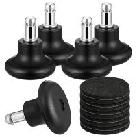 5 Pack Bell Glides for Office Chair Without Wheels Replacement Rolling Chair Swivel Wheels Fixed Stationary Castors