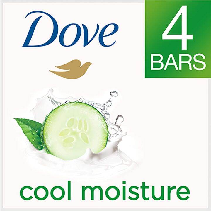 Dove Go Fresh Cool Moisture Beauty Bar Saop With Cucumberandgreen Tea