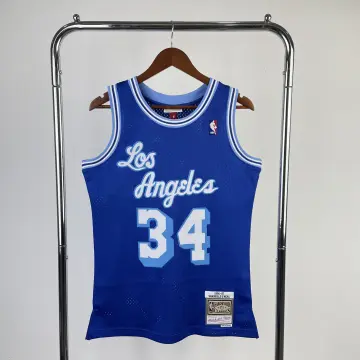 Cleveland Cavaliers #33 Shaquille O'Neal Blue Hardwood Classics Jersey