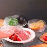【lz】◎♛ↂ  Tampas elásticas para pó de comida tampa descartável envoltório plástico armazenamento de alimentos frescos envoltório de saran para geladeira cozinha 100pcs