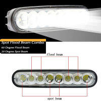 Led Light Bar Slim 6.5 "40W Off Road ขับรถทำงานไฟ Combo Spot น้ำท่วมแถวเดียว Pods หมอกไฟสำหรับรถจักรยานยนต์รถบรรทุก A