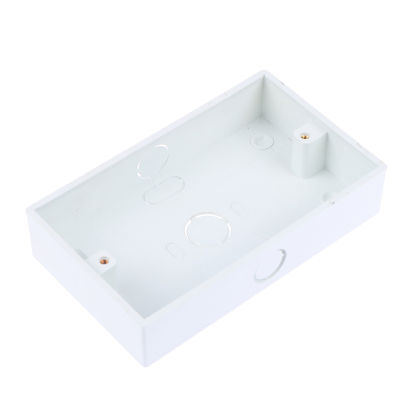 💖【Lowest price】MH 1pcs 146*86mm Wall SWITCH พลาสติก Wall SOCKET CASSETTE Outer Wall JUNCTION BOX