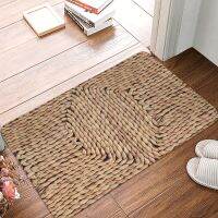 【CW】 Rattan Doormat Rug carpet Footpad Polyester Non-slip Cushion Floor Entrance Bedroom balcony Foot