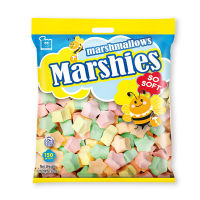 สินค้าล็อตใหม่! มาร์ชี่ส์ มาร์ชแมลโลว์ รูปดาว กลิ่นวานิลลา 150 กรัม Marshies Vanilla Star Marshmallows 150 g สินค้าใหม่ สด โปรโมชั่นสุดคุ้ม มีเก็บเงินปลายทาง