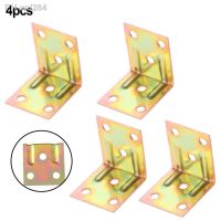 4pcs Furniture Corner Code Bracket Bookcase Right Angle Connector Sheet Wooden Shelf Fixed Support Brace Hardware Accessories