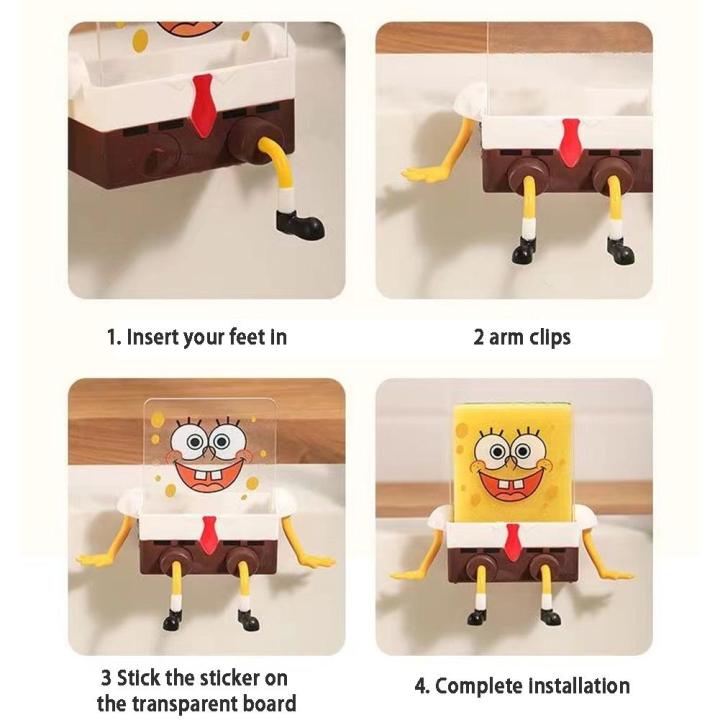 cute-spongebob-style-drain-rack-dishwashing-sponge-foaming-dish-decontamination-for-kitchen-cleaning-strong-w7c4