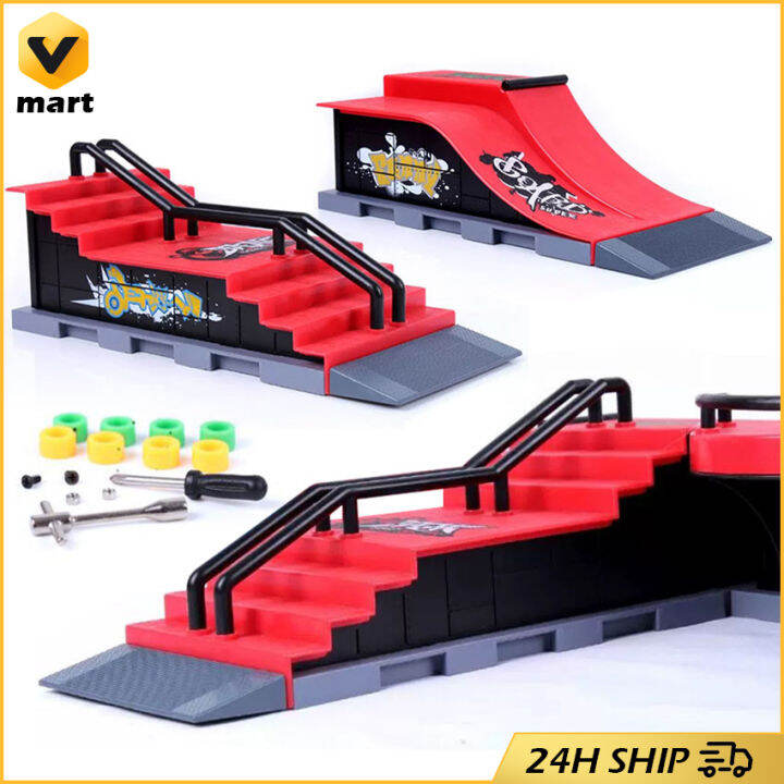 Finger Skateboards DIY Skate Park Ramp Parts Tech Deck Scene Venue