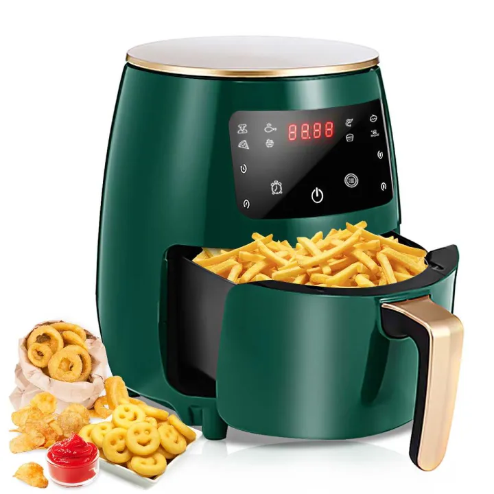 4.5L 1400W Air Fryer Oil free Health Fryer Cooker Multif Touch LED Deep