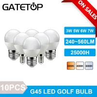 ระเบิดหลอดไฟ E14 E27 LED 3วัตต์5วัตต์6วัตต์7วัตต์กอล์ฟหลอดไฟ G45 220โวลต์อบอุ่นสีขาว Daylight เย็นสีขาวโคมไฟแสงสำหรับห้องนั่งเล่น