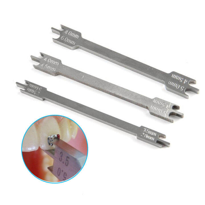 Dental Locator Bracket Placement Gauge Dental Orthodontic Instruments