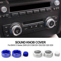 Hittime 3Pcs/4Pcs รถเครื่องปรับอากาศเสียง Knob Cover ตกแต่งภายในสำหรับ BMW 3 Series 2005-2013 E90 E91 E92 E93 320i 325i