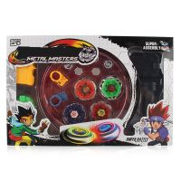 Takara Tomy Beyblade AA26ชุดไจโรประกอบอัลลอย4-In-1ดิสก์คู่สงครามเหล็กของเล่น Beyblade