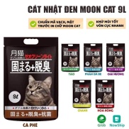 Cát vệ sinh mèo Cát Moon Nhật đen 9L siêu vón, khử mùi hôi, chất lượng cao