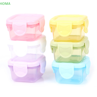 ?【Lowest price】HOMA 5pcs 60ml แบบพกพาทารกเก็บอาหารแช่แข็งคอนเทนเนอร์ Jam BOX Home Storage BOX