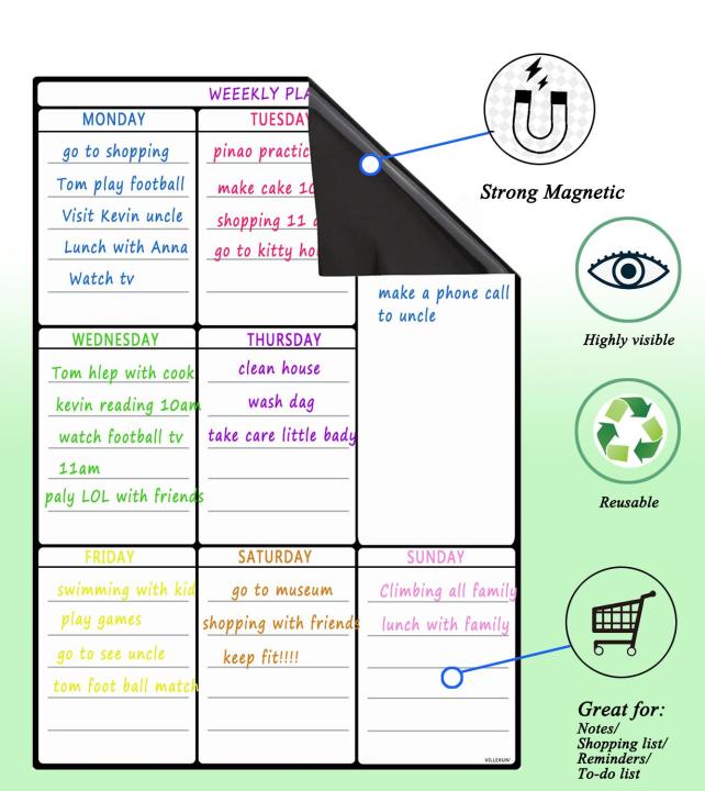 magnetic-whiteboard-sheet-for-kitchen-fridge-multipurpose-fridge-weekly-white-board-calendar-for-menu-planning-with-8-pen