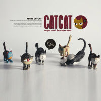 Cat Figurine Decorative Collecting Figures Handmade Decorations Animals Model Figure Toys for Home Decorations