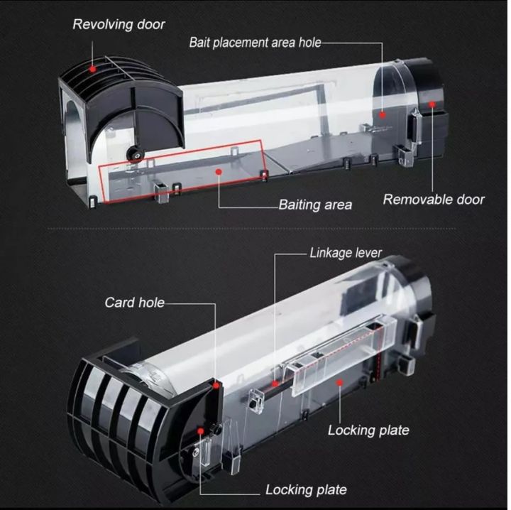 กับดักหนู-กรงดักหนู-ที่ดักหนู-กล่องดักหนู-อัตโนมัติ-ที่จับหนู-แบบหนูไม่ต้องเจ็บตัว-รุ่นใหม่-กาวดักหนู-ดักหนู