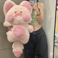 AIXINI 60/90Cm Dudu Meow Doodle Dudu Cat Plush Cute Kitten Kawaii Plushie Toy Fluffy Animal Doll Birthday Gift Friends Stuffed