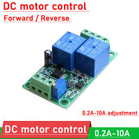 12V 24V DC มอเตอร์ไปข้างหน้า/ย้อนกลับควบคุม W/ Overload Overcurrent แผงป้องกัน0.2A-10A Current Adjustment