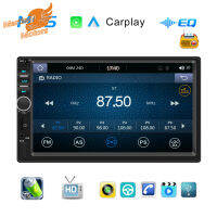 Martino เครื่องเสียงรถยนต์7นิ้ว DIN คู่รองรับ Carplay แอนดรอยด์ระบบควบคุมสายอัตโนมัติวิทยุ FM ระบบเสียง Aux/ ยูเอสบีไดรฟ์