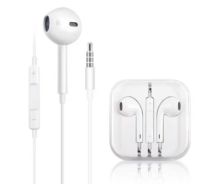 Earphones With Case True Stereo V5.0 Wired Headset With Mic For