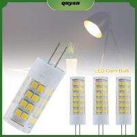 QUYAN แสงสีขาว หลอดไฟรูปข้าวโพด G4 AC DC 12V เทียนโคมไฟระย้า หลอดไฟข้าวโพด LED ของใหม่ครับ แสงสีขาว/แสงอุ่น ไฟประหยัดพลังงาน ของตกแต่งบ้าน