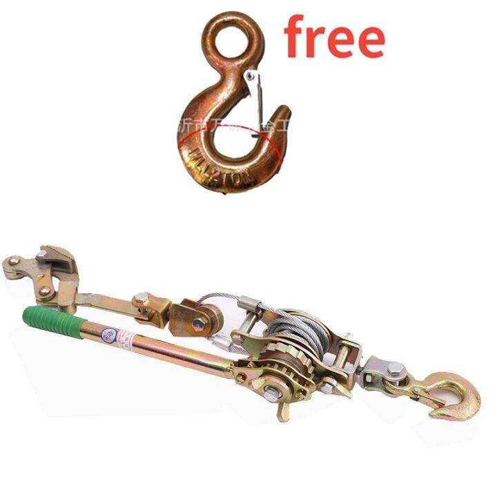 Multifunctional manual ratchet puller / with cable clamp / wire clamp
