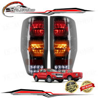 ไฟท้าย สโมคเลนส์ ซ้าย+ขวา LEDs  Ford Ranger T6 MC XLT Wildtrak ขนาด 43x26x20 จำนวน 2 Pieces ปี 2012-2018 มีบริการเก็บเงินปลายทาง