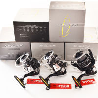 รอก รอกสปินนิ่ง NAVIGATOR GEN2 รุ่น 1500 RYOBI อุปกรณ์ตกปลา เหยื่อตกปลา ตกปลา รอกตกปลา รอกสปิ้น RYOBI NAVIGATOR ll  สีดำ-เงิน BLACK-SILVER