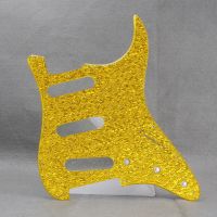 FLEOR Sparkle 11หลุม SSS Pick Guard กีตาร์ ST Pickguard รอยขีดข่วนแผ้นอะคริลิค1Ply พร้อมสกรู